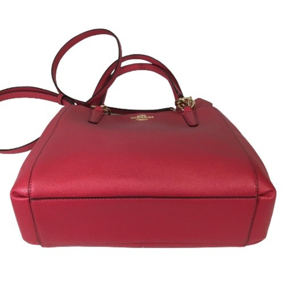 Coach F57847 Leather Minetta Crossbody Shoulder Bag Bright Pink Barbie Core $325 - Picture 13 of 16